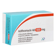 Azithromycin ab 500mg comp pell 6 x 500mg