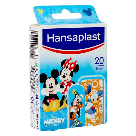 Hansaplast pleister mickey & friends strips 20st