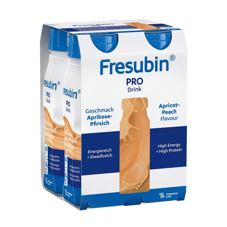 Fresubin pro drink peche abricot fl 4x200ml