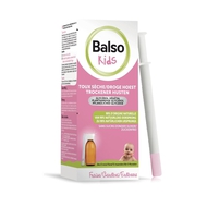 Balso Kids droge hoestsiroop zonder suiker aarbei 125ml + pipet
