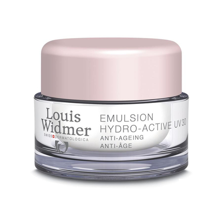 Louis Widmer Emulsion Hydro-Active SPF30 zonder parfum 50ml