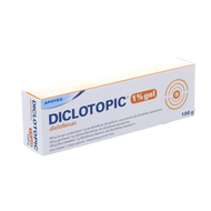Diclotopic 1% gel tube 100 gr