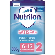 Nutrilon Satisfa+ 2 ingedikte Opvolgmelk Baby 6-12 maanden Flesvoeding 800g