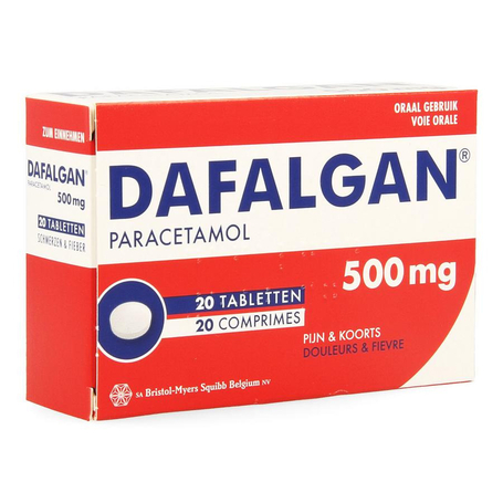 Dafalgan 500mg tabletten 20st