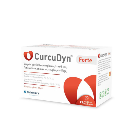 Metagenics CurcuDyn forte articulations et muscles capsules 90pc