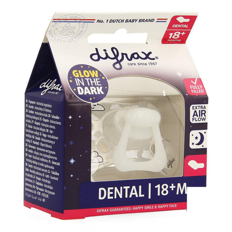 Difrax sucette dental +18m nuit