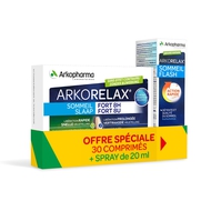 Arkorelax sommeil 8h 30pc + spray gratuit 20ml