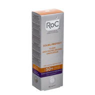 Roc soleil-protect fluid bruine vlek. ip50+ 50ml