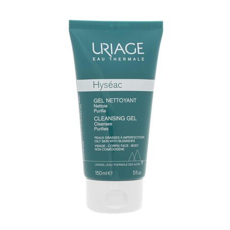 Uriage hyseac gel nettoyant doux tube 150ml