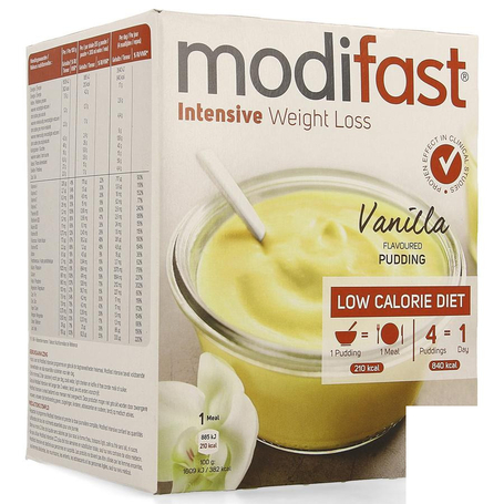Modifast intensive vanilla flavoured pudding 8x55g