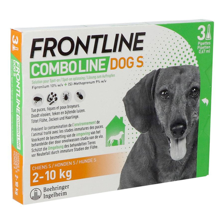 Frontline combo line dog s 2-10kg 3x0,67ml