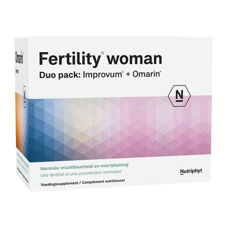 Fertility woman duo 60 tab improvum + 60 softgels omarin