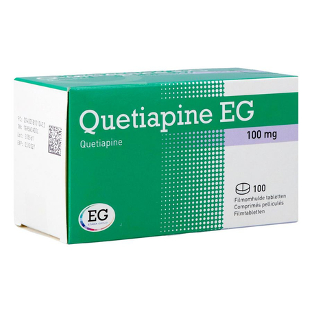 Quetiapine eg comp pell 100 x 100 mg