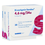 Rivastigmin sandoz 4,6mg/24h disp.transderm. 30