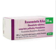 Rosuvastatin hcs 20mg comp pell 100 x 20mg