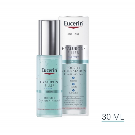 Eucerin Hyaluron-Filler +3x Effect Serum Hydratatie Booster Eerste Lijntjes Anti-Age met pomp 30ml