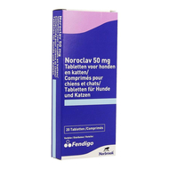 Noroclav chien comp 20x 50mg
