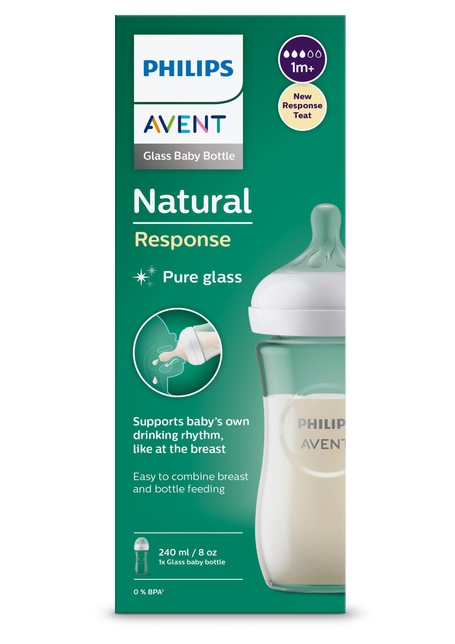 Philips Avent Natural 3.0 zuigfles glas 240ml