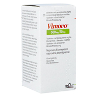 Vimovo 500mg/20mg gereguleerde afgifte tabletten 30st