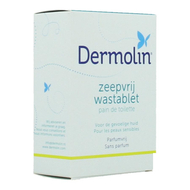 Dermolin zeepvrij wastablet n/parf nf 100g