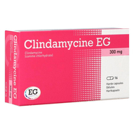 Clindamycine eg 300 mg caps dur 16 x 300 mg
