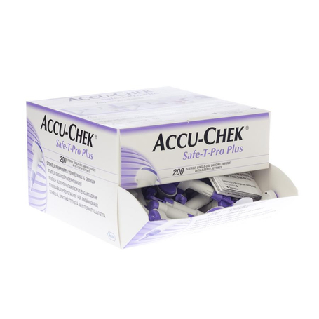 Accu chek safe t pro plus steril jetable 200