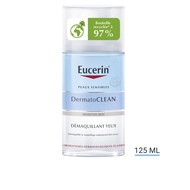 Eucerin DermatoClean [Hyaluron] Démaquillant Yeux Peau Sensible 125ml