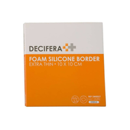 Decifera foam silicone border extra thin 10x10cm 5st