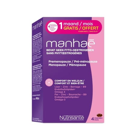 Manhae 3 mois + 1 gratuit comp 2x60 promo