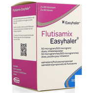 Flutisamix easyhaler 50mcg/500mcg doses 2 x 60