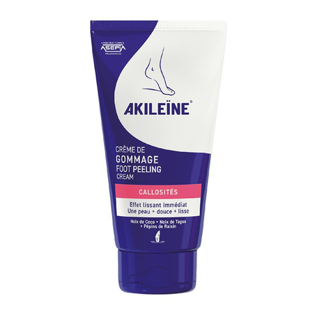 Akileine bleue creme gommage pieds tbe 75ml 102050