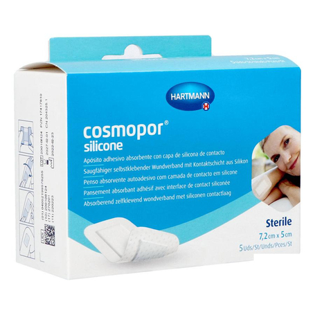 Cosmopor silicone selfcare 7,5x 5cm 5pc