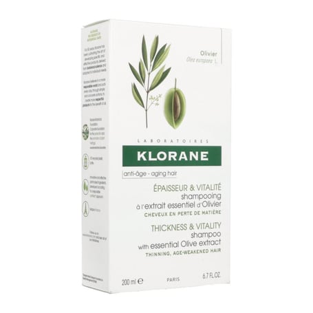 Klorane Haar shampoo olijfboom 200ml