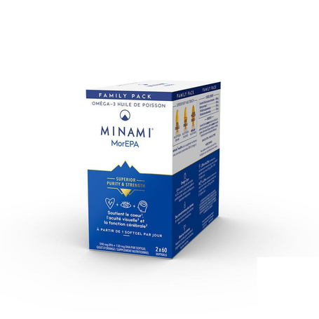 Minami morepa smart fats family pack nf caps 2x60