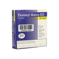 Fentanyl matrix eg 25,0ug empl transderm 10