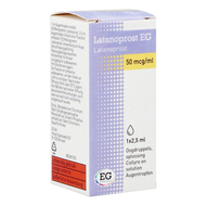 Latanoprost eg 50 mcg oogdruppels opl 1 flx2,5ml