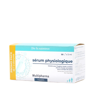 Multipharma sérum physiologique 45x5ml + 5 gratuites