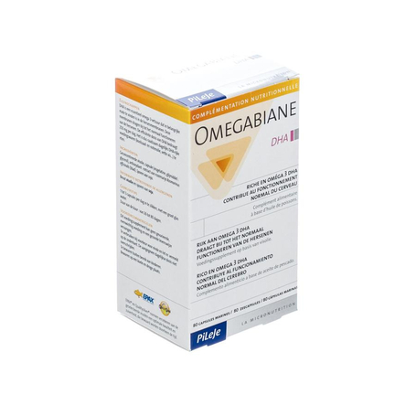 Omegabiane dha caps 80