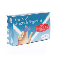 Bluezeno detectable fingerstrip blue 18x2cm 100