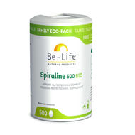 Be-life Spiruline 500 bio tablettes 500pc