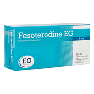 Fesoterodine eg 8mg liberation prolongee comp 84
