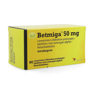 Betmiga pi pharma 50mg liberat.prol. comp 90 pip