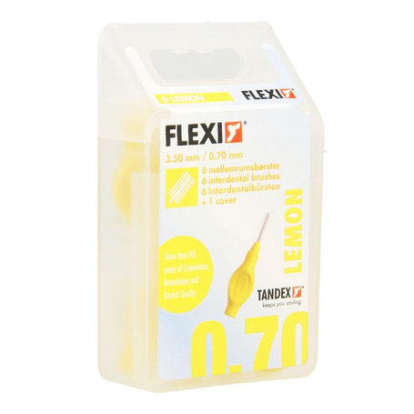 Flexi yellow brossette fine interdentaire 6
