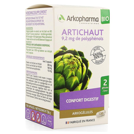 Arkogelules Artichaut bio 130pc