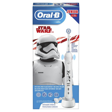 Oral B Junior Elektrische tandenborstel Star Wars wit