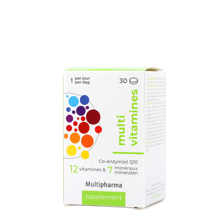 Multipharma multivitamines 30 tabletten