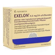 Exelon 4,6mg/24h emplatre transdermal 30