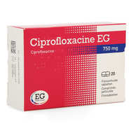 Ciprofloxacine eg 750mg comp 20x750mg