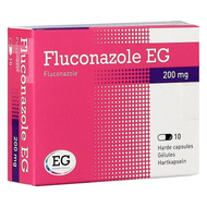 Fluconazol eg 200 mg caps 10