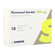 Fluconazole sandoz 200mg pi pharma caps 10 pip
